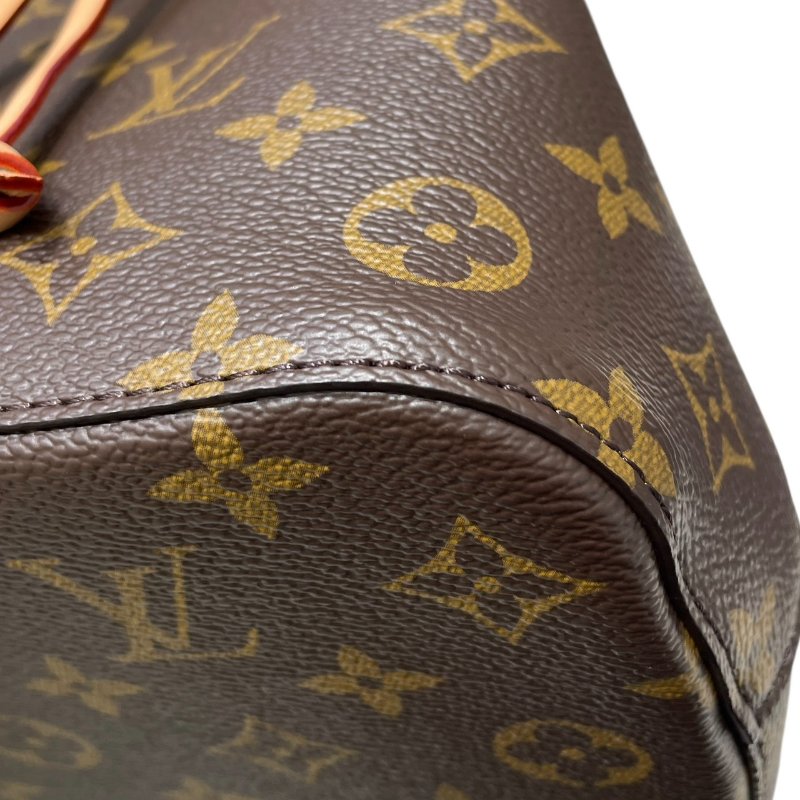 LOUIS VUITTON 路易威登 M46581 NEONOE 兩用水桶包 PVC帆布 老花 棕色 金釦-7