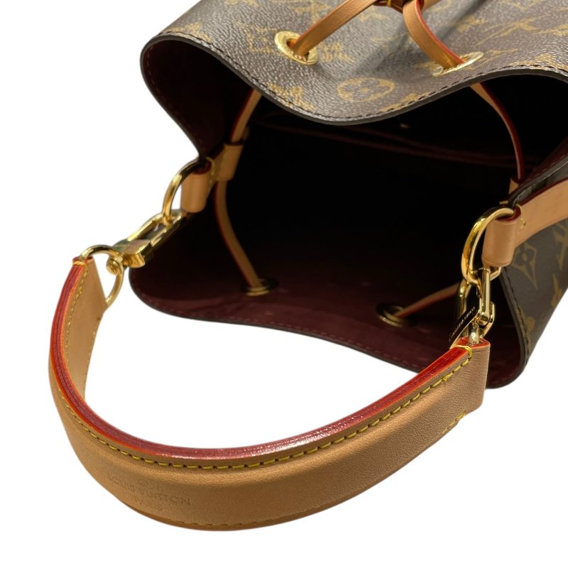 LOUIS VUITTON 路易威登 M46581 NEONOE 兩用水桶包 PVC帆布 老花 棕色 金釦-10
