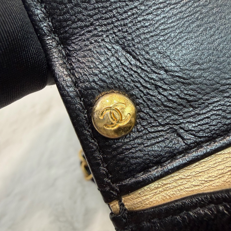 CHANEL Matelasse Pearl Chain Bag 直版珍珠翻蓋單肩斜背包 I625-24