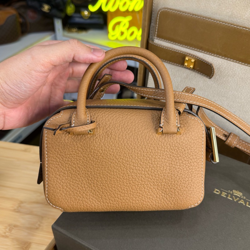 上架中🔑Delvaux 咖啡COOL BOX NANO-1