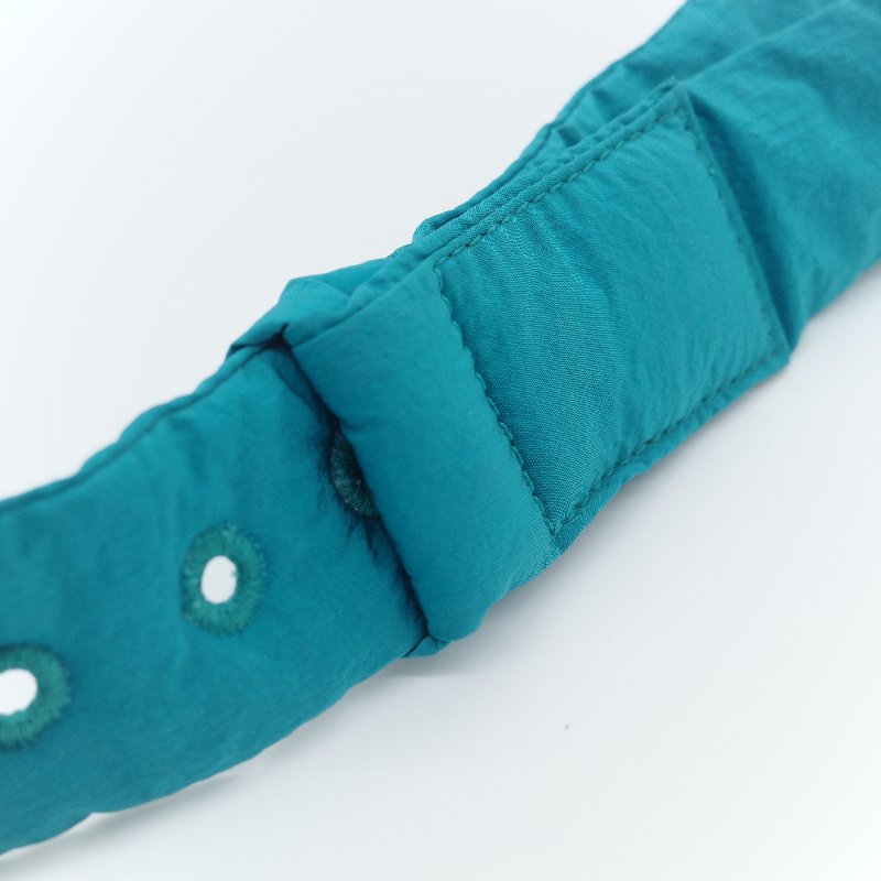 Bottega Veneta 寶緹嘉 Padded Tech Cassette 藍綠色 尼龍 斜背包 腰包 卡帶包-9