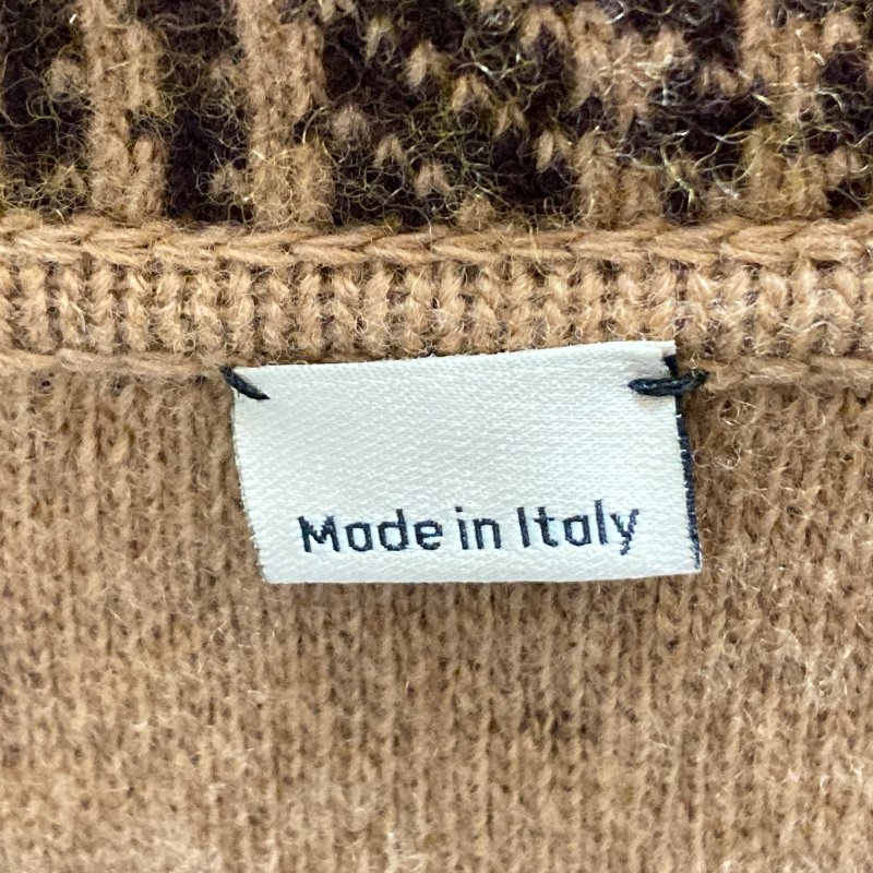 GUCCI 古馳 雙面穿斗篷 披肩 外套 羊毛 棕色 格紋/老花-7