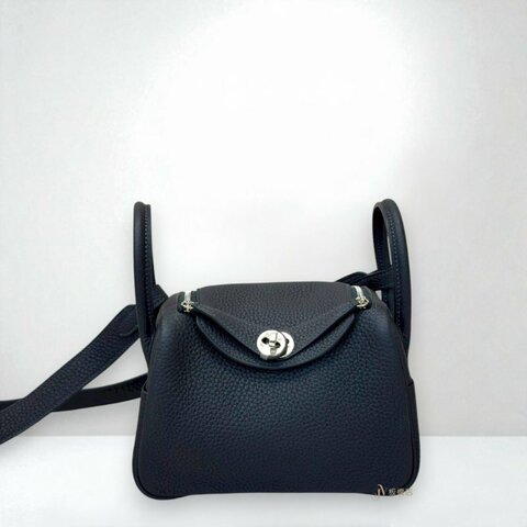 JY0325-Hermes 3Y水冰藍銀扣二代Mini Lindy