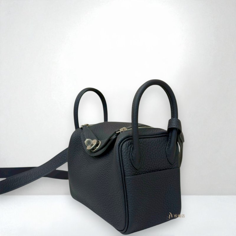 JY0325-Hermes 3Y水冰藍銀扣二代Mini Lindy-1