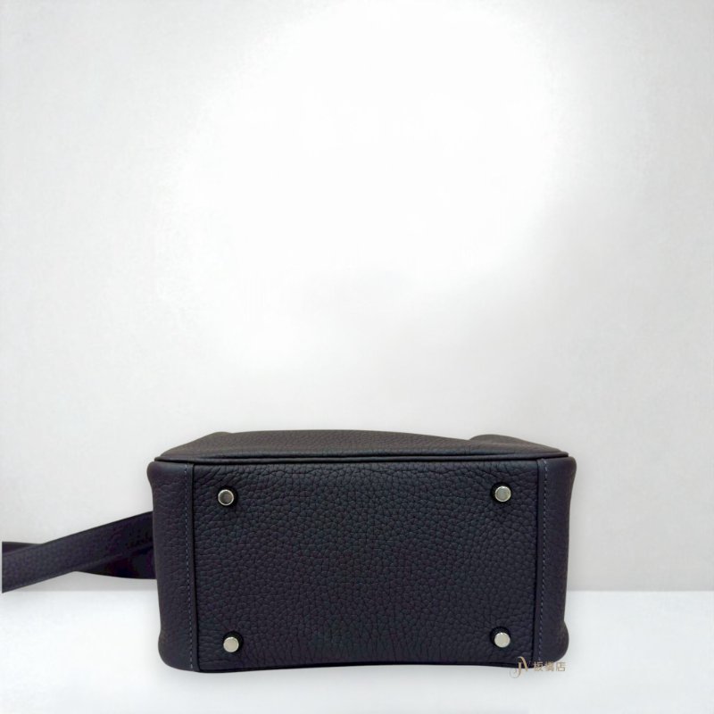 JY0325-Hermes 3Y水冰藍銀扣二代Mini Lindy-4