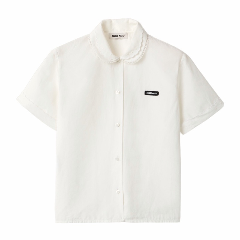 Miu Miu 女士 短袖襯衫IT-36 IT-38 IT-40 IT-42 IT-44 IT-46-5