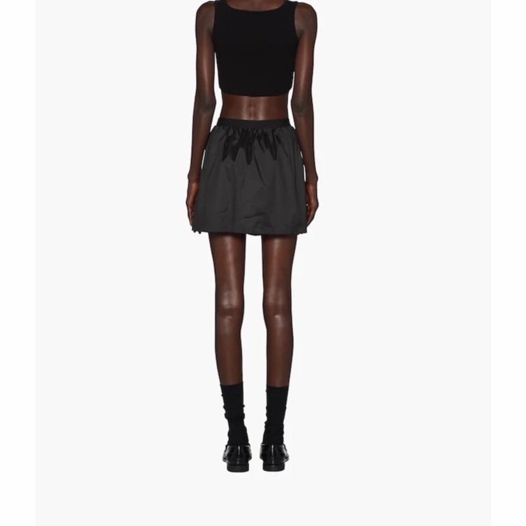 Miu Miu 女士 徽標迷你短裙IT-36 IT-38 IT-42碼-3