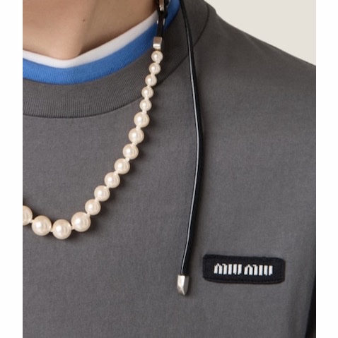 Miu Miu 女士 平紋針織T恤三件組合裝XS S M L碼-2