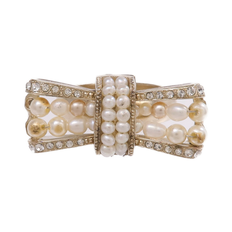 CHANEL 金屬Ring戒指US#5.5-1