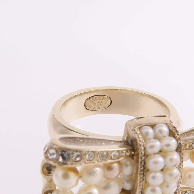 CHANEL 金屬Ring戒指US#5.5-4
