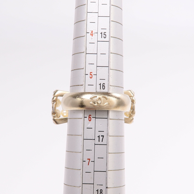 CHANEL 金屬Ring戒指US#5.5-5
