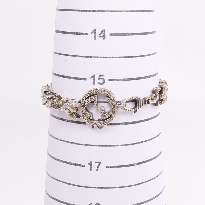 GUCCI 925純銀Bracelet手鏈-10