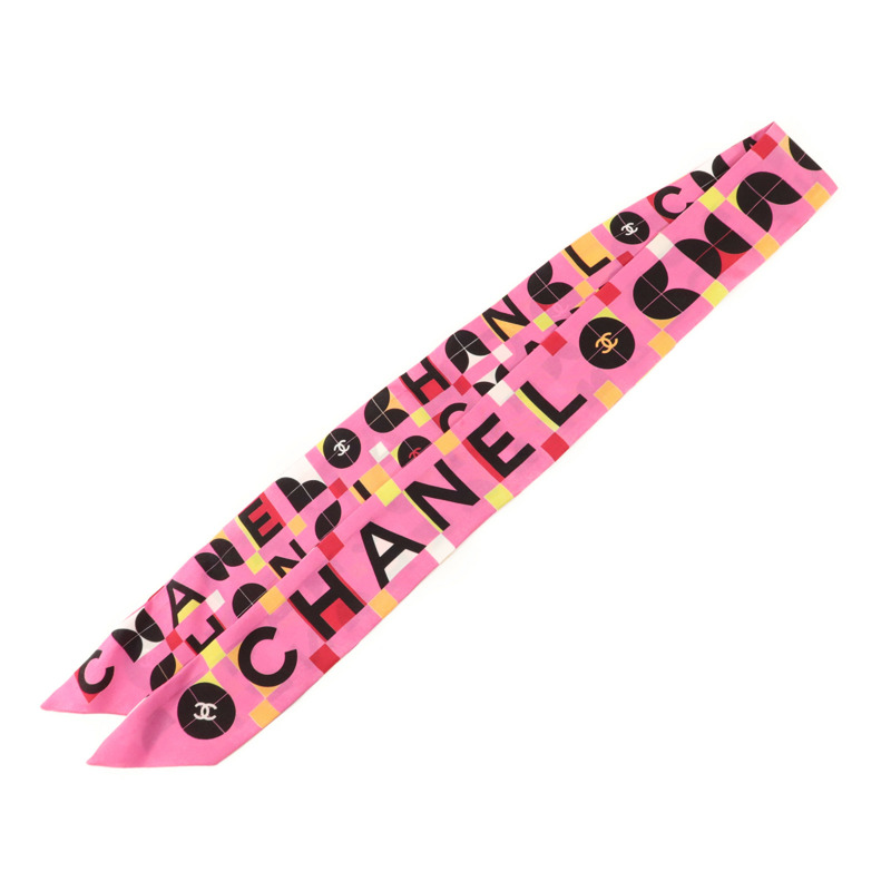 CHANEL 絲質Scarf絲巾-1