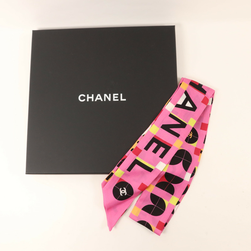 CHANEL 絲質Scarf絲巾-7