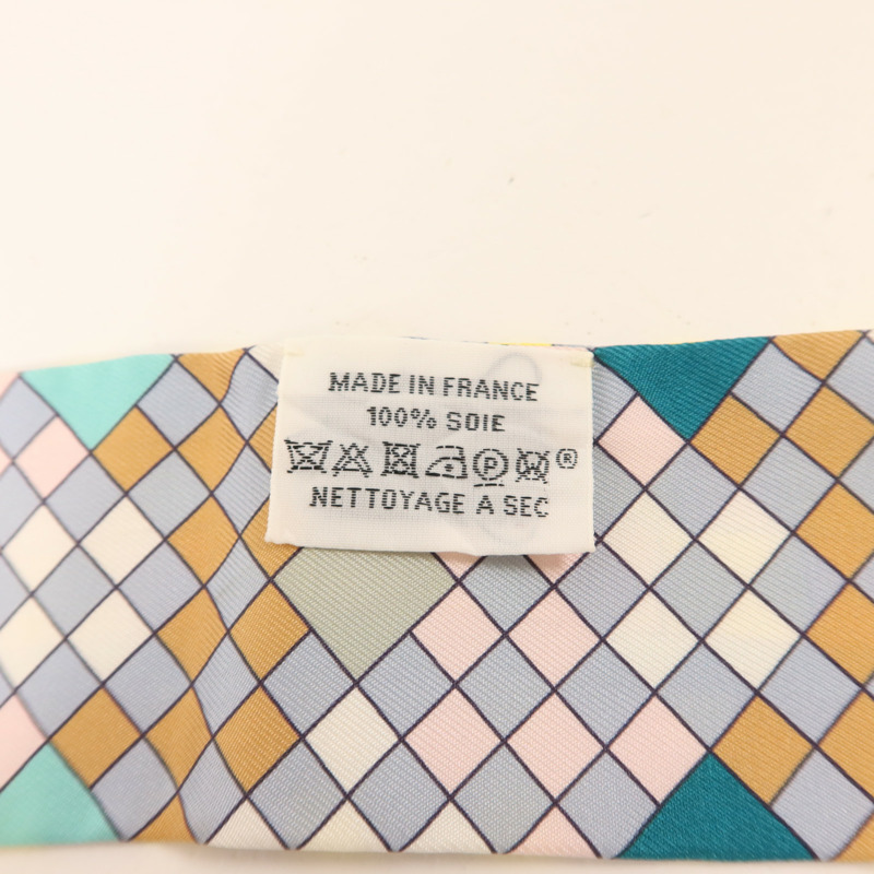 HERMES 絲質Twilly絲巾-6