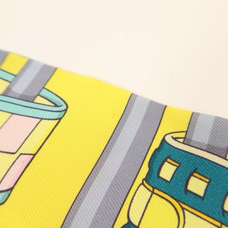 HERMES 絲質Twilly絲巾-8