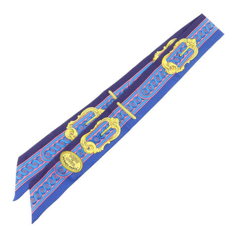 HERMES 絲質Twilly絲巾