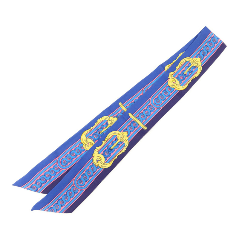 HERMES 絲質Twilly絲巾-1