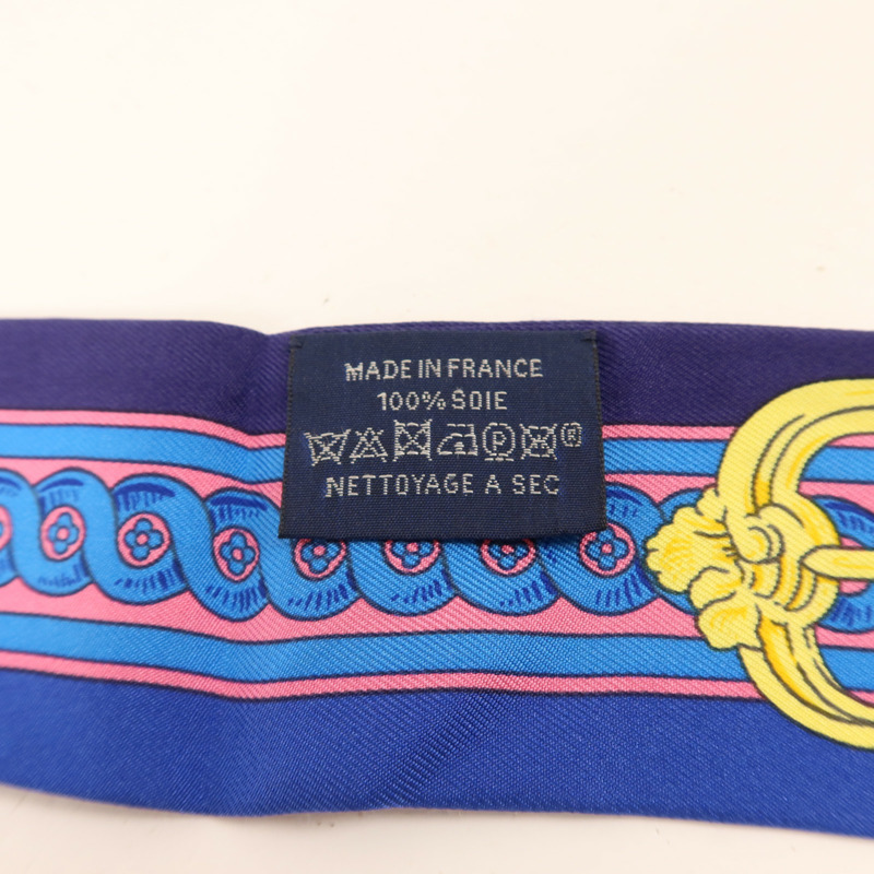 HERMES 絲質Twilly絲巾-6