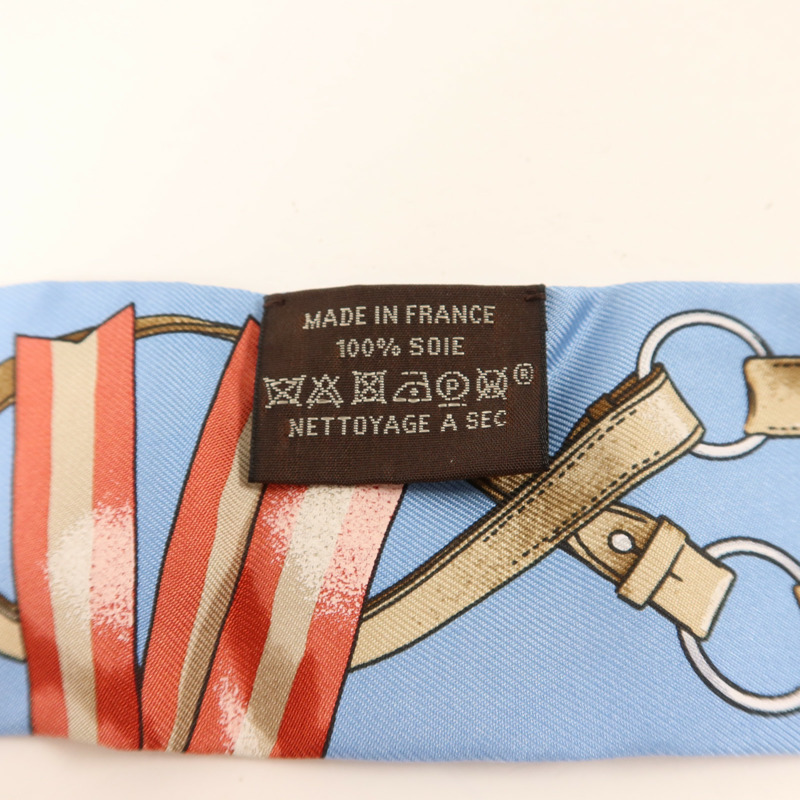 HERMES 絲質Twilly絲巾-6