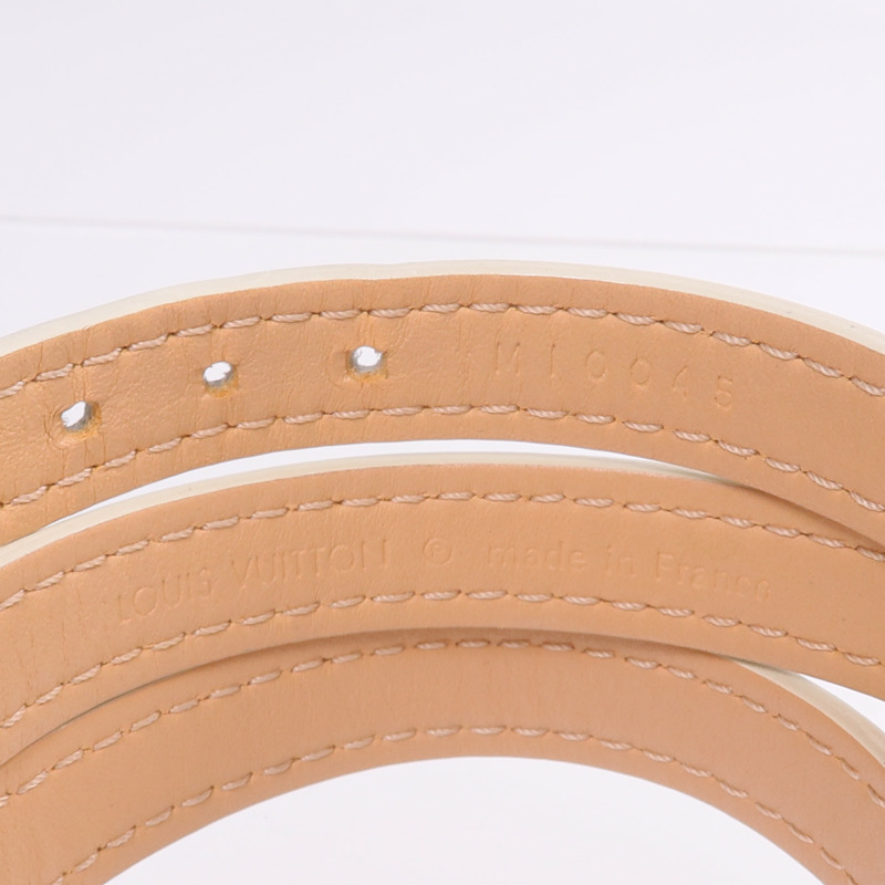 LOUIS VUITTON Monogram Vernis Triple Tour Bracelet金扣手帶-7