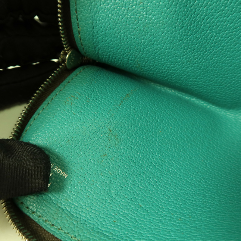 HERMES Epsom皮革Zipper Long Wallet銀扣拉鏈長錢包Bleu Paon-20