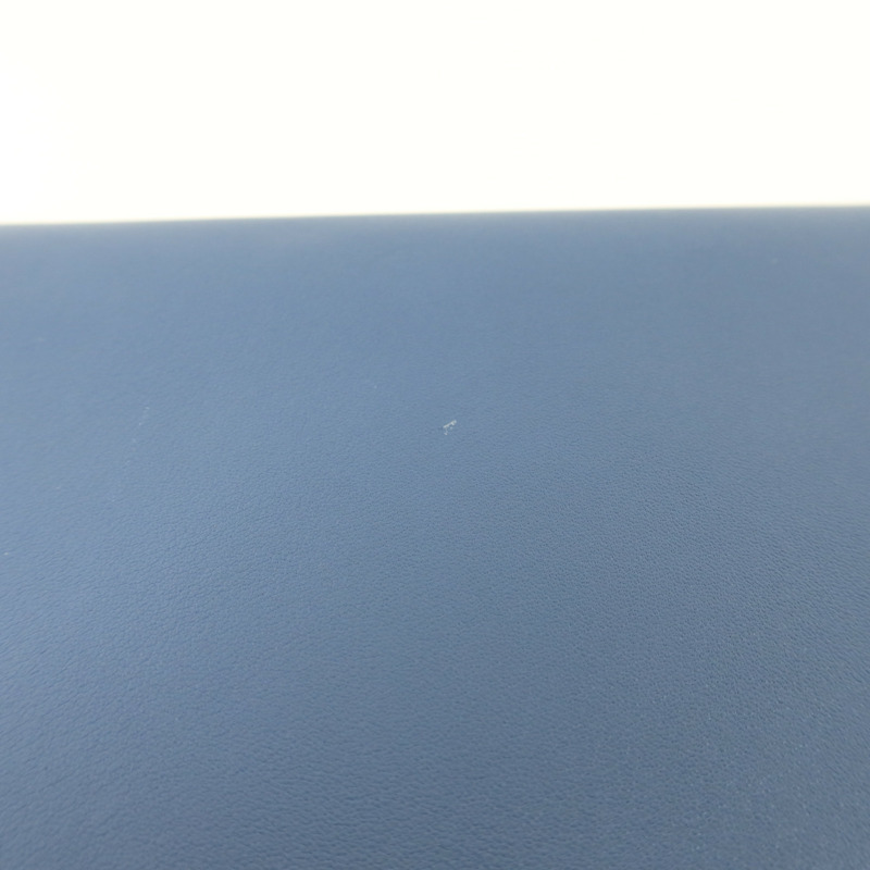 HERMES Swift皮革Dogon GM銀扣長錢包Blue Agate-15