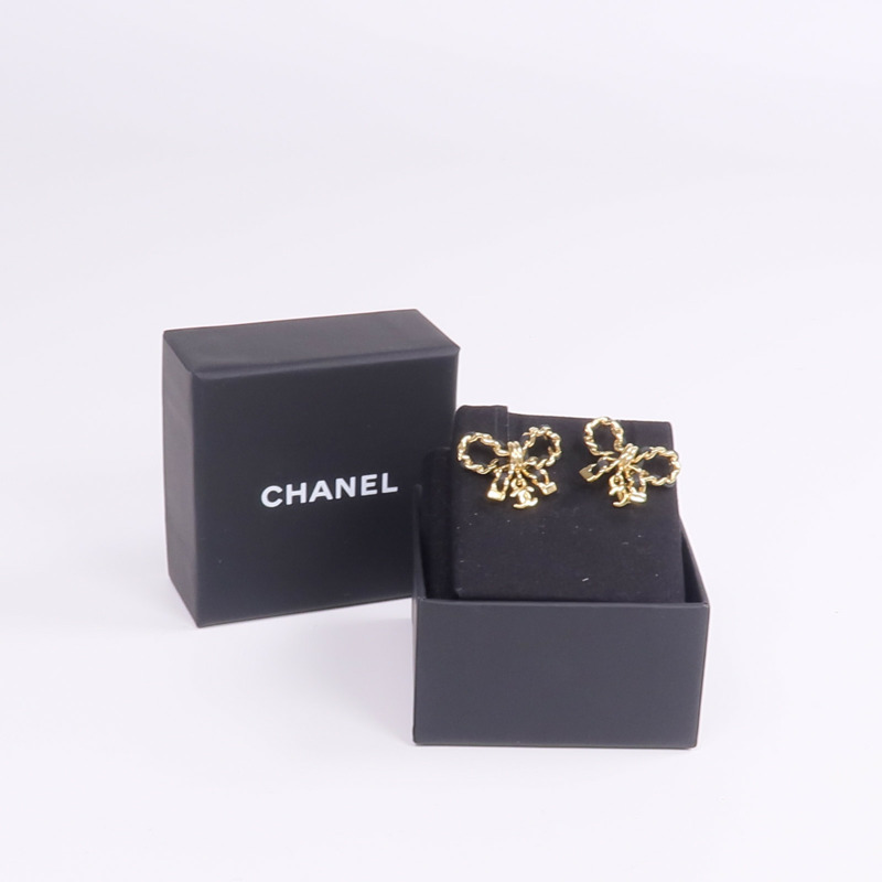 CHANEL 金屬/皮革Earrings耳環-6