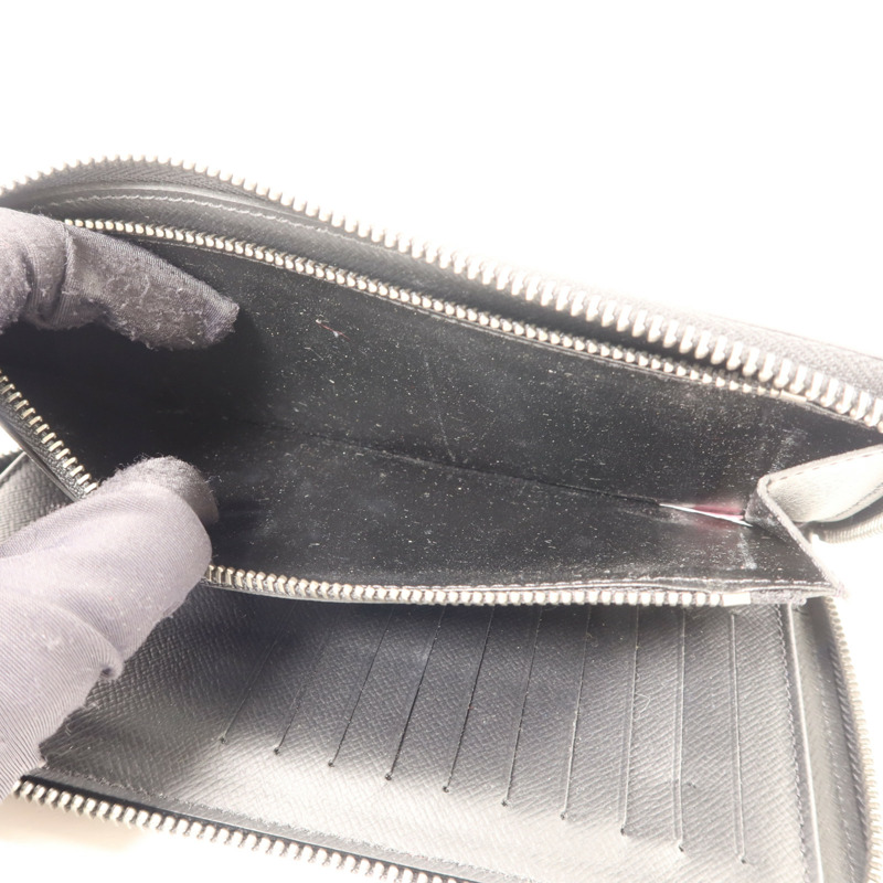 LOUIS VUITTON Monogram Eclipse Zippy Long Vertical Wallet銀扣拉鏈長錢包-5