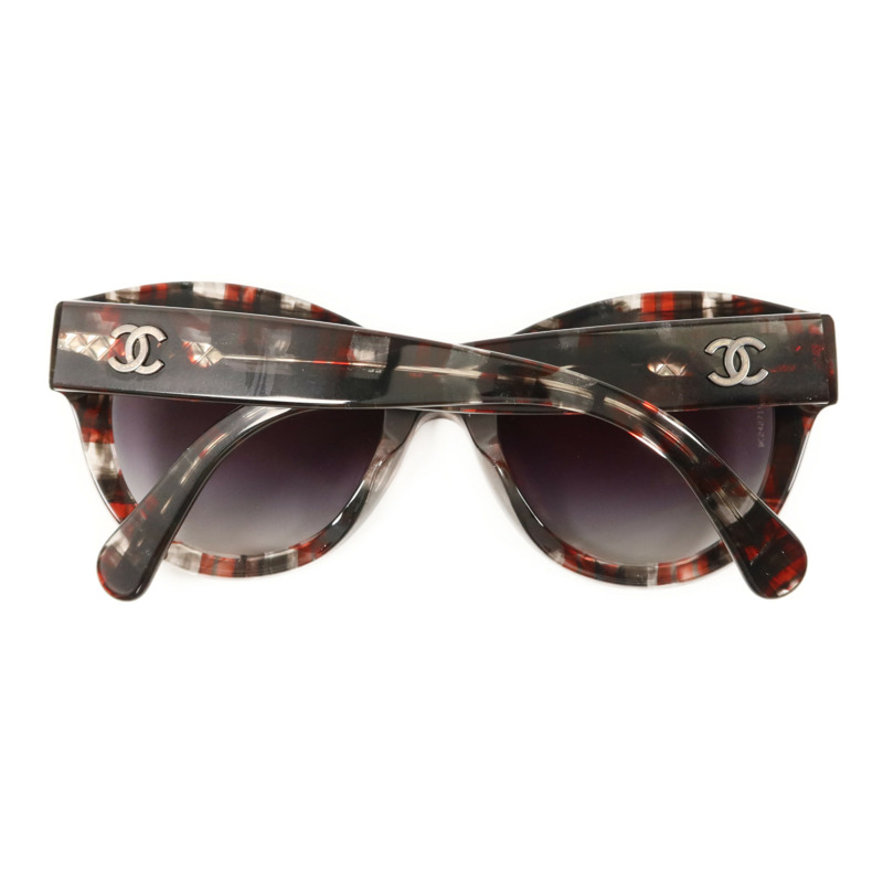 CHANEL PVC Sunglass銀扣太陽眼鏡-3
