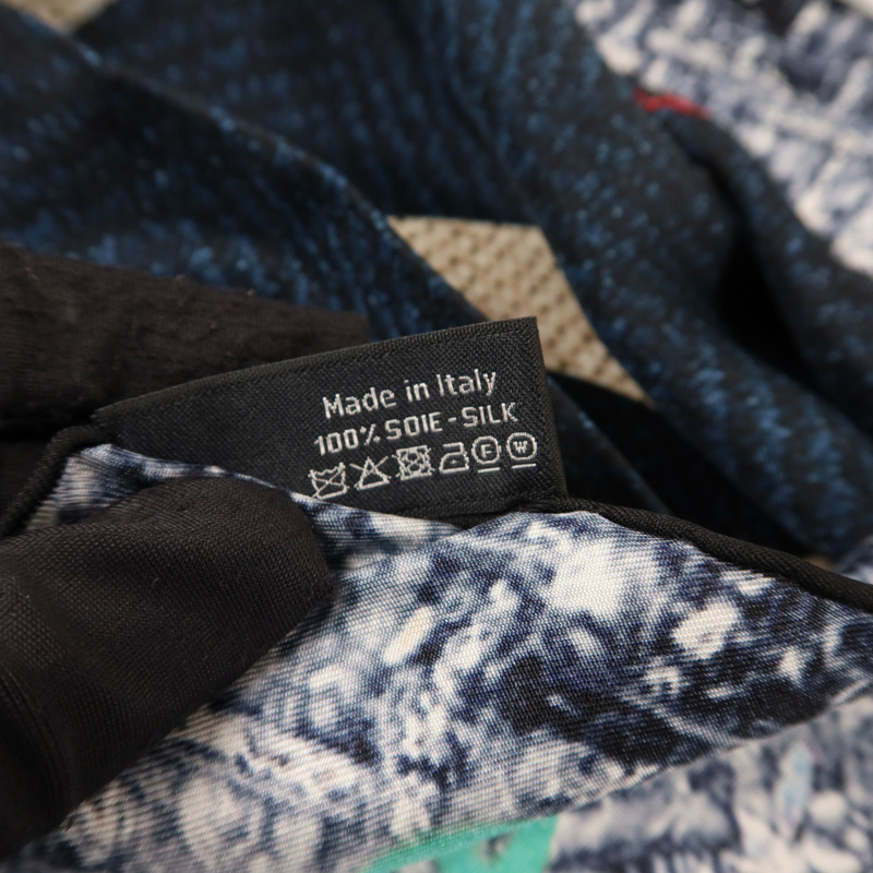 CHANEL 絲質Tweed Silk Scarf絲巾-7