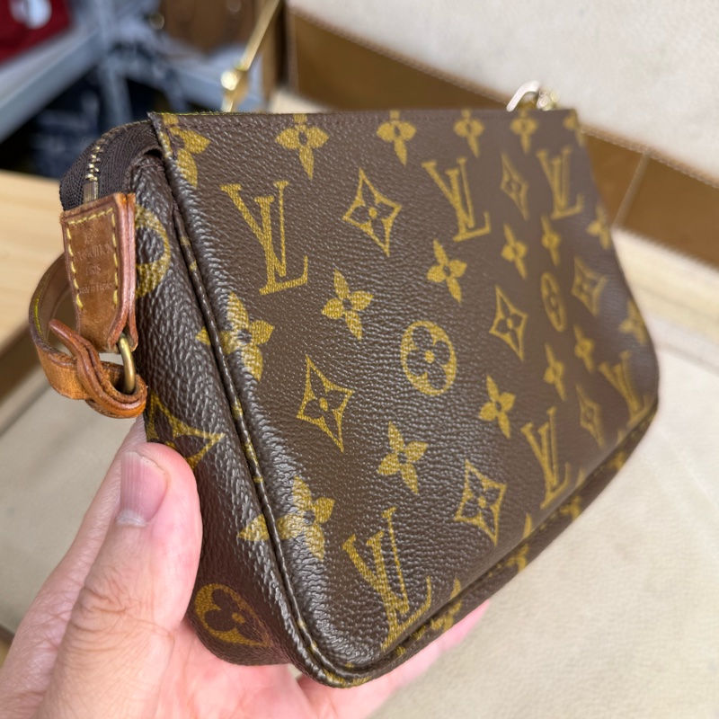 Louis Vuitton 老花大款麻將腋下包/中古款🤎超級便宜-1