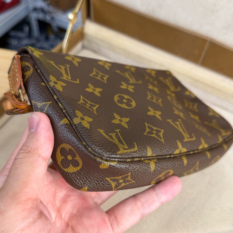 Louis Vuitton 老花大款麻將腋下包/中古款🤎超級便宜-2