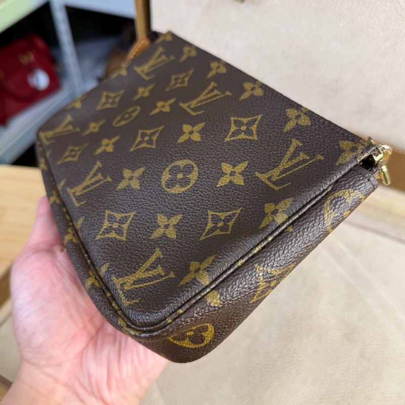 Louis Vuitton 老花大款麻將腋下包/中古款🤎超級便宜-3