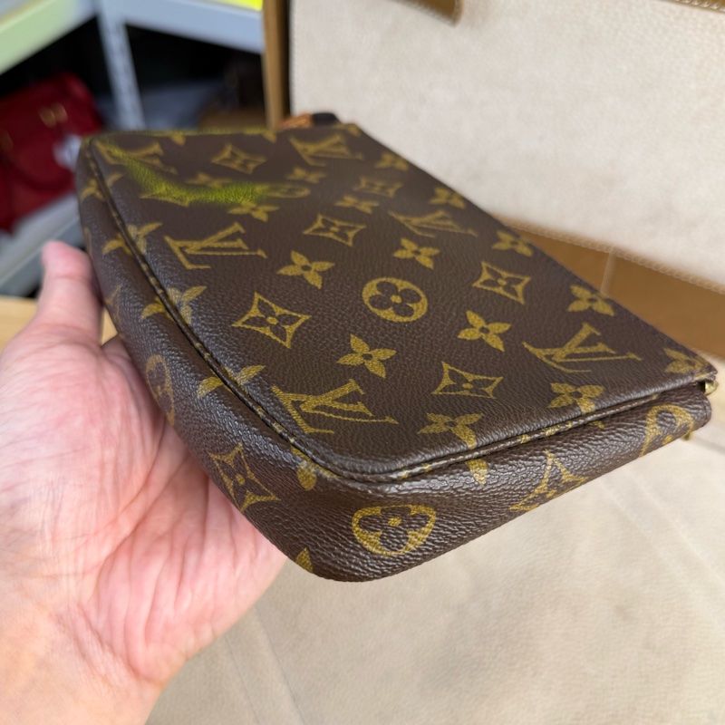 Louis Vuitton 老花大款麻將腋下包/中古款🤎超級便宜-4