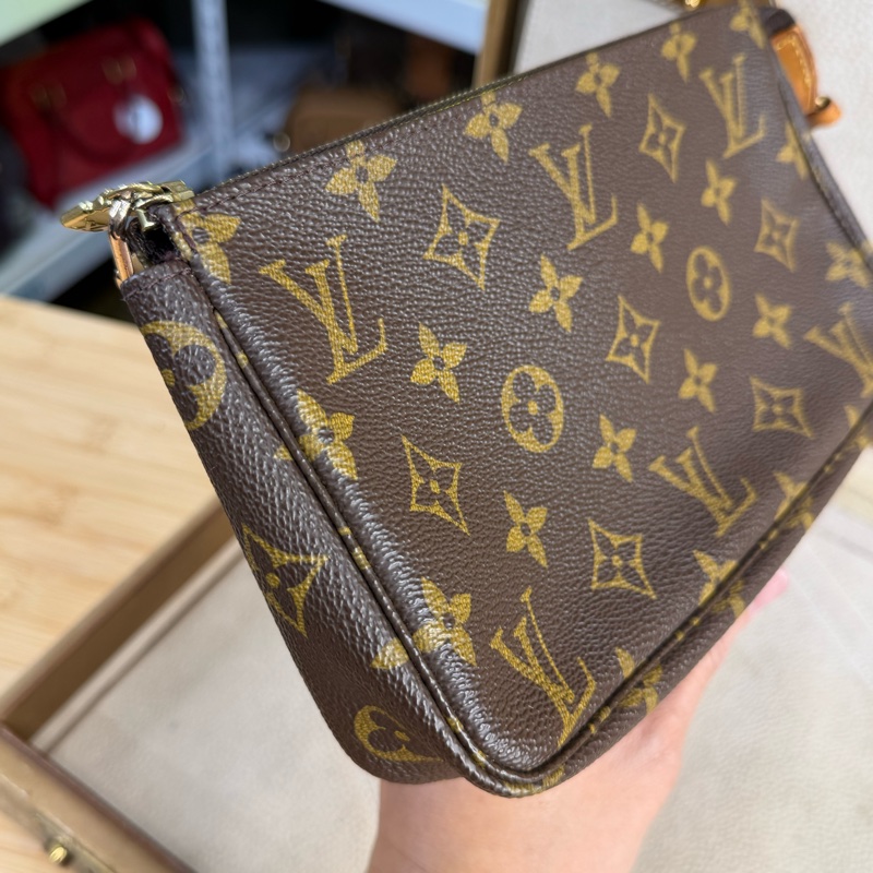 Louis Vuitton 老花大款麻將腋下包/中古款🤎超級便宜-6