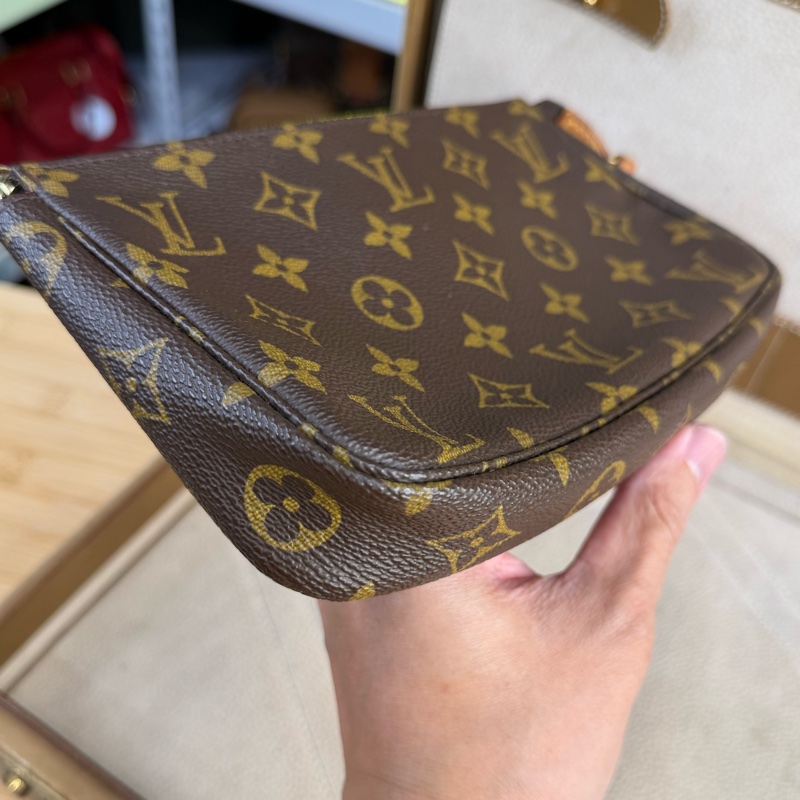 Louis Vuitton 老花大款麻將腋下包/中古款🤎超級便宜-7