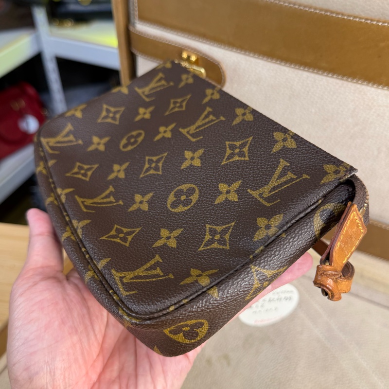 Louis Vuitton 老花大款麻將腋下包/中古款🤎超級便宜-8