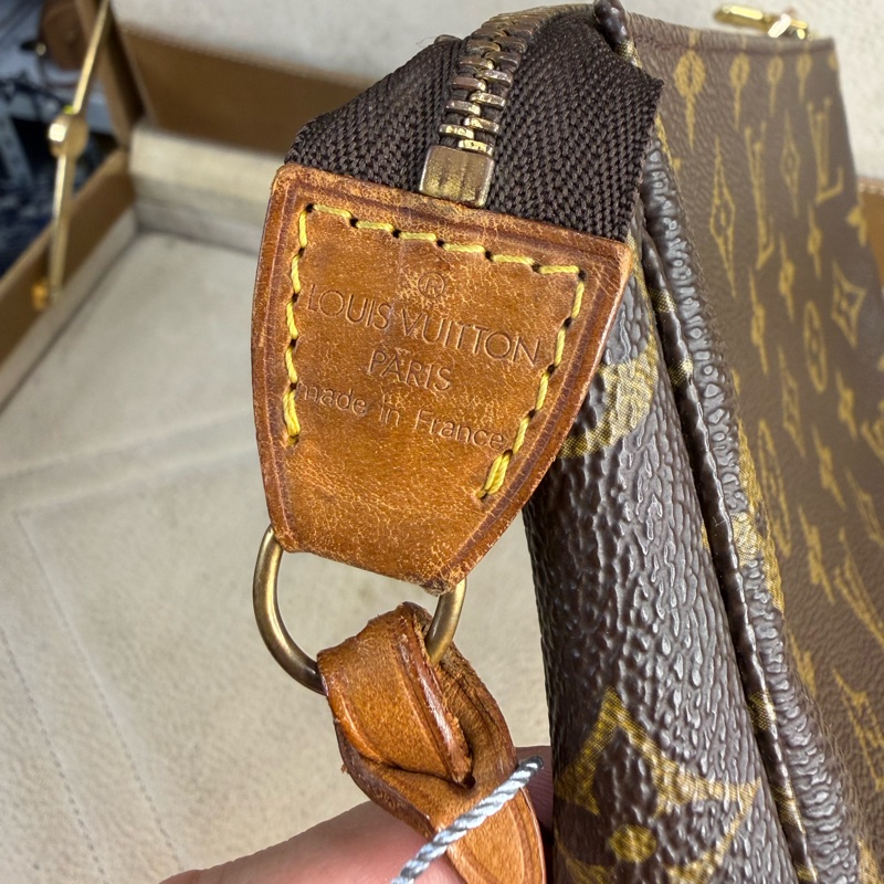 Louis Vuitton 老花大款麻將腋下包/中古款🤎超級便宜-10