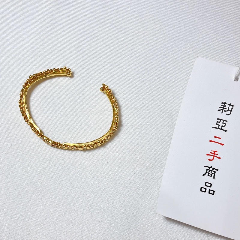莉亞精品♡ Chanel 23A 花朵雙C手環 二手美品-6