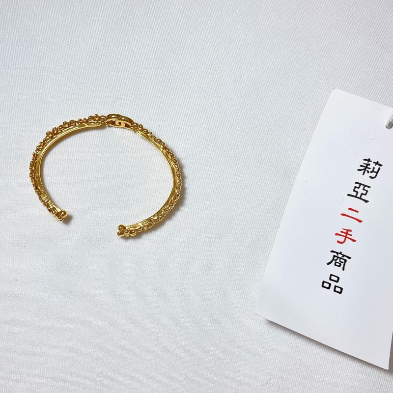 莉亞精品♡ Chanel 23A 花朵雙C手環 二手美品-7