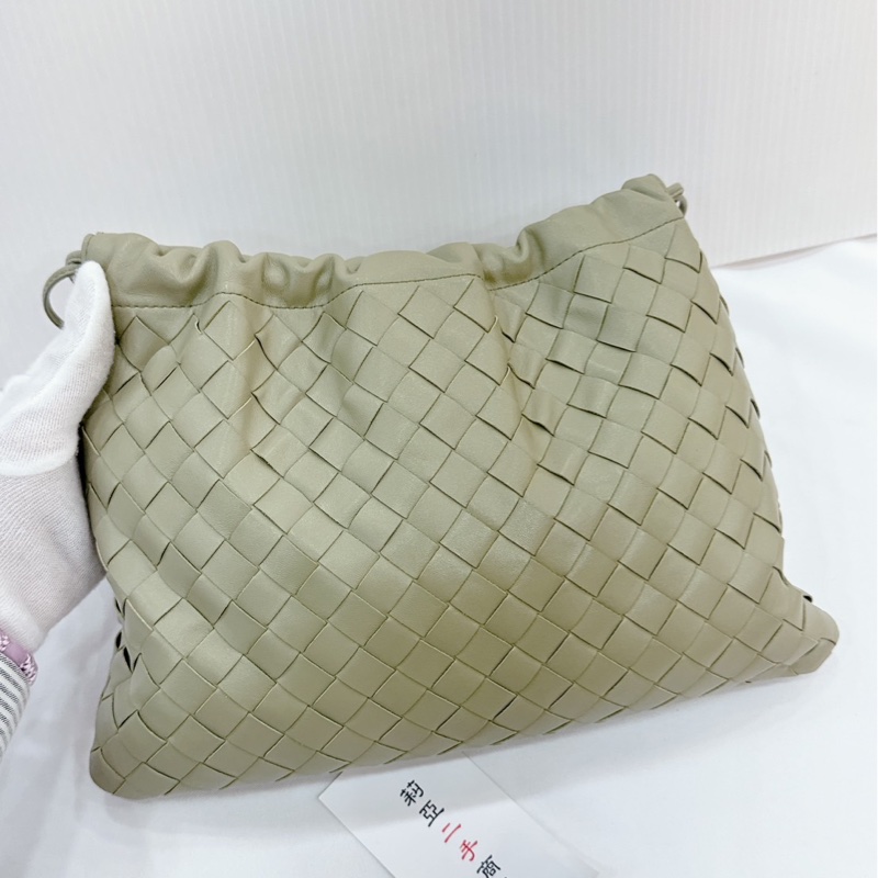 莉亞精品♡ Bv 牛油果綠編織福袋包 二手美包-2