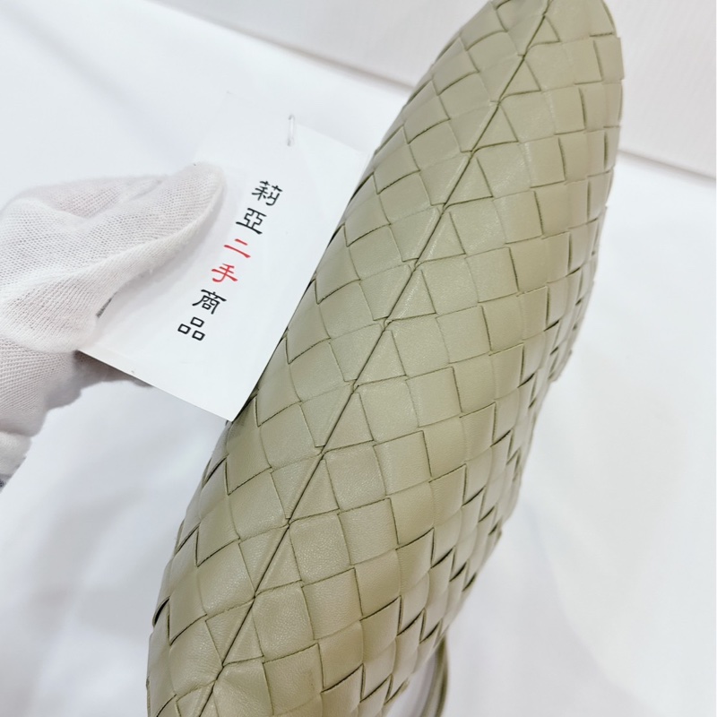 莉亞精品♡ Bv 牛油果綠編織福袋包 二手美包-14