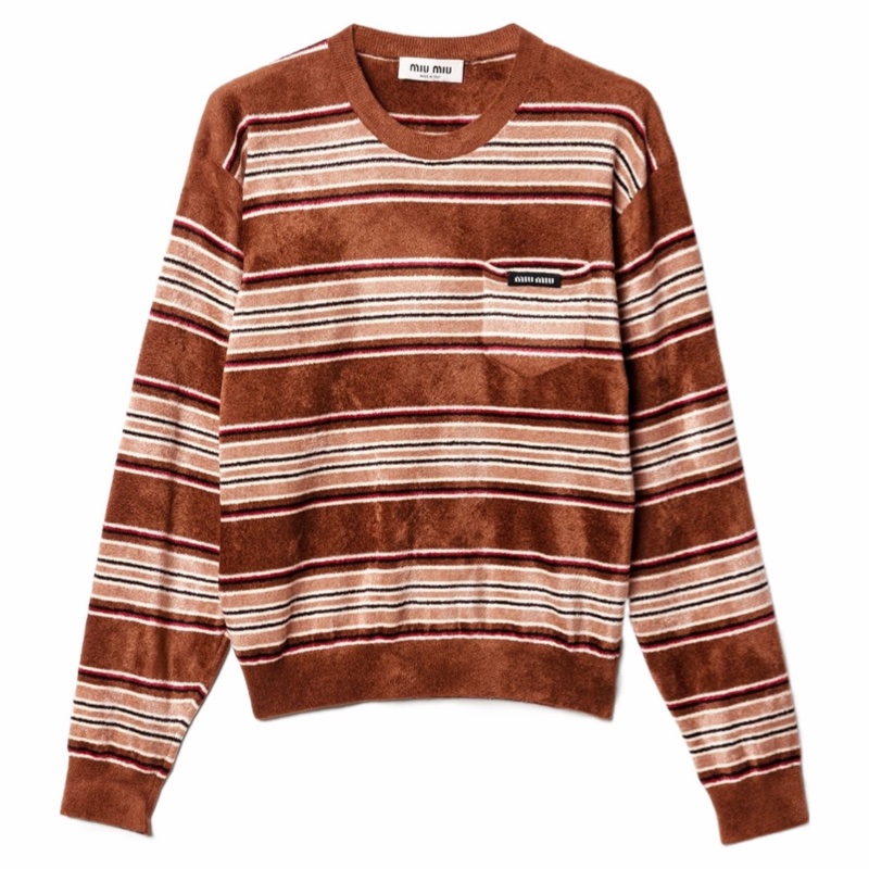 Miu Miu 女士 雪尼爾毛衣IT-36 IT-38 IT-40 IT-42 IT-44 IT-46碼-1