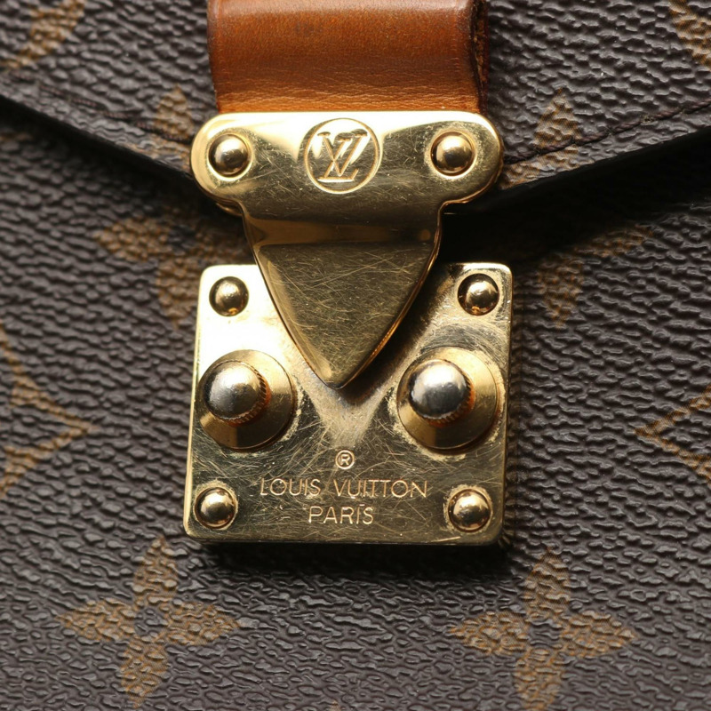 路易威登 Metis MM Pochette 手提包,塗層帆布和皮革,Monogram 圖案,女士,棕色,M44875-9