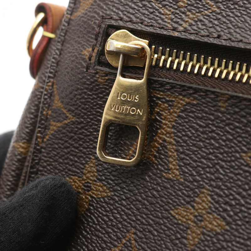 路易威登 Metis MM Pochette 手提包,塗層帆布和皮革,Monogram 圖案,女士,棕色,M44875-11