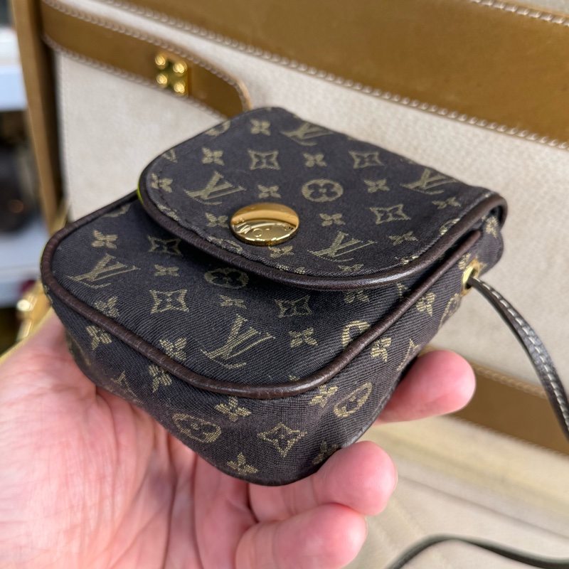 上架中🔑Louis Vuitton 老花牛仔帆布迷你肩背包-4