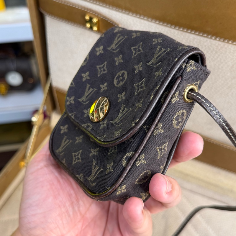 上架中🔑Louis Vuitton 老花牛仔帆布迷你肩背包-5