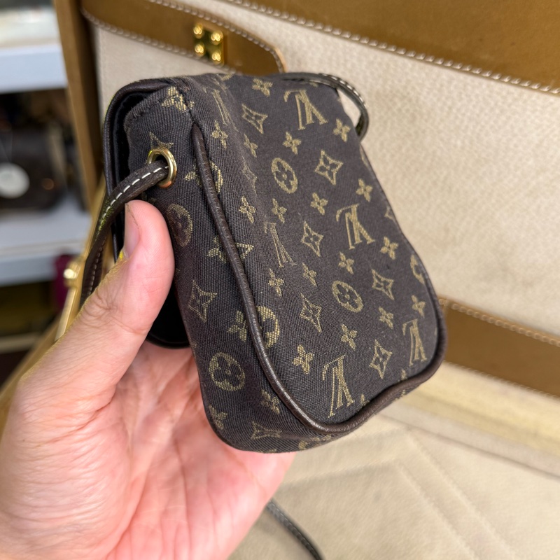上架中🔑Louis Vuitton 老花牛仔帆布迷你肩背包-7