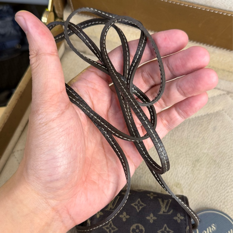 上架中🔑Louis Vuitton 老花牛仔帆布迷你肩背包-9